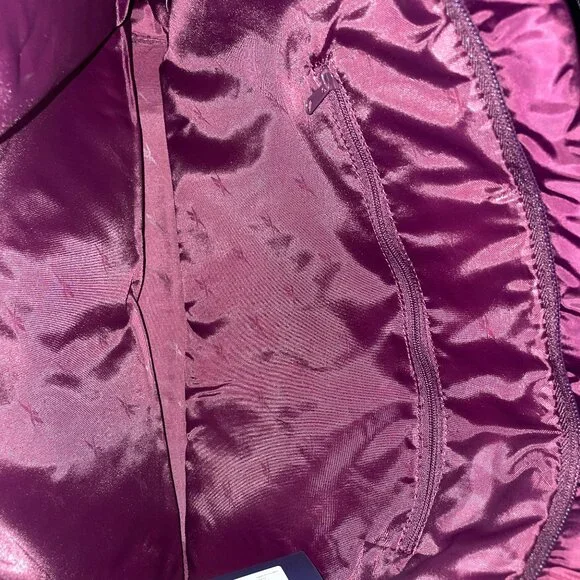 Reebok Barbara Quilted Dark Purple Tote Bag 17L NWT - Picture 9 of 11